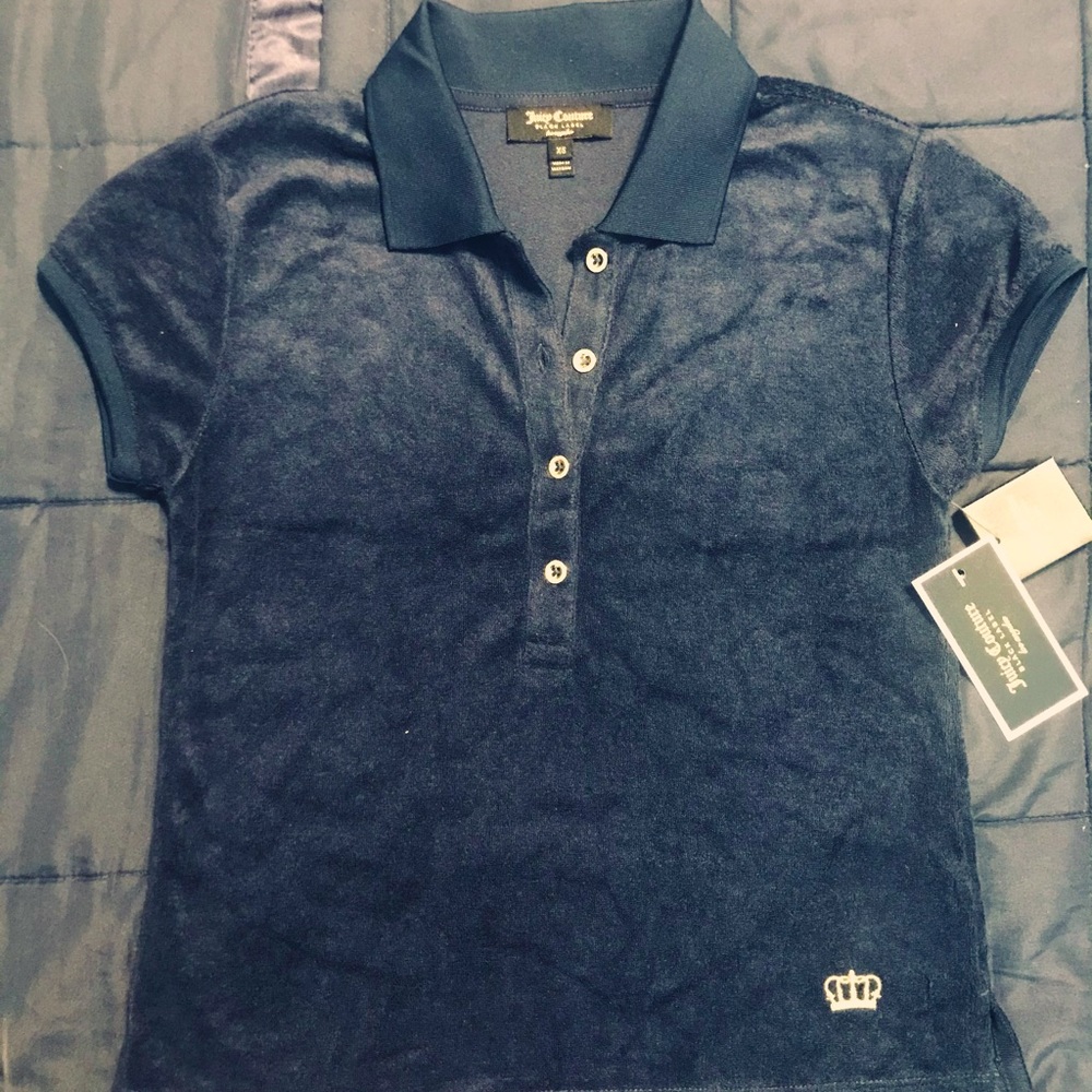 Juicy Couture Black Label  microterry polo